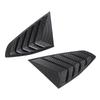 2PCS Rear Side Window Louvers Racing     Vent Scoop Shades Cover Blinds for 4 Series  6 Gran   2020 to 2024