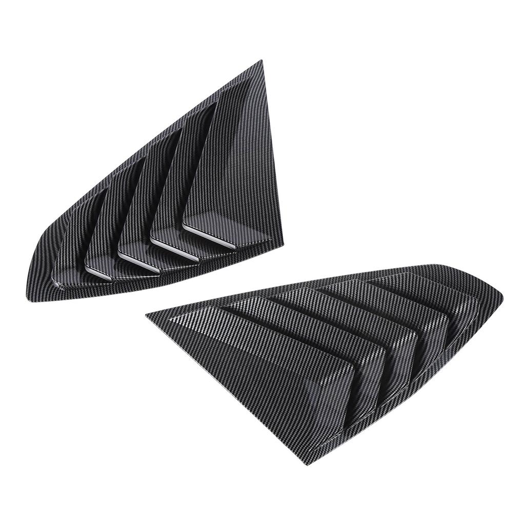 2PCS Rear Side Window Louvers Racing     Vent Scoop Shades Cover Blinds for 4 Series  6 Gran   2020 to 2024
