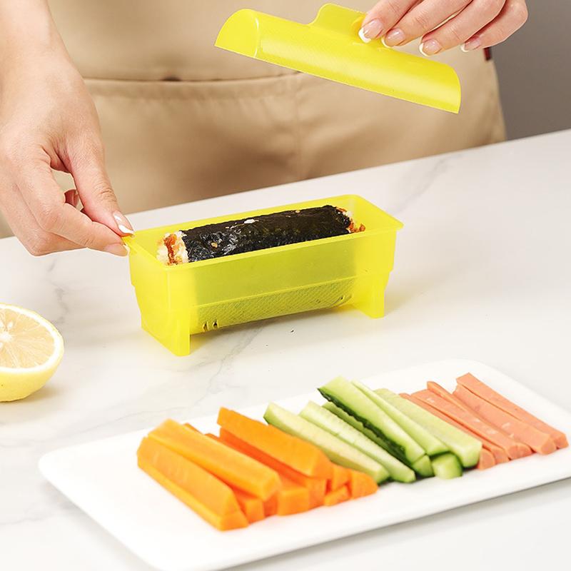 Household Sushi Rice Roll Mould Diy Sushi Cylinder Mold Maker Tools Non Stick Food Press Kitchen Bento Onigiri Rice Ball
