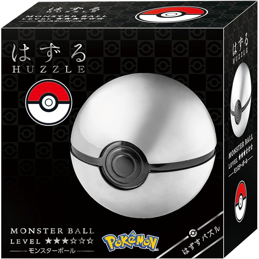 Hanayama Puzzle Pokemon Monster Ball Toy with Unique Design and Challenging Gameplay