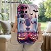 Phone Case: 2D Flat Samsung Galaxy A34 A35 M05 M06 S20 S22 S21 FE Plus 5G Protective Case, Couple Style, Cute Little Ghost, Christmas and Halloween Gi