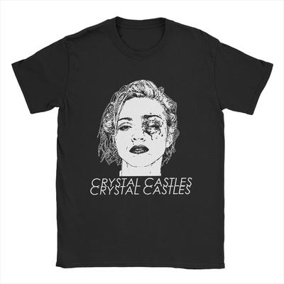 Men Crystal Castles T Shirt Cotton Tops Crazy Short Sleeve O Neck Tees Graphic Printed T-Shirt