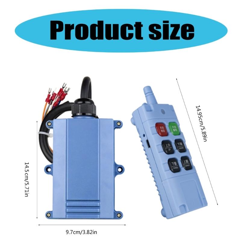 Rechargeable Wireless Remote Control Truck Tailgate Remote Controller 4 Channel Support FSK IP66 Waterproof
