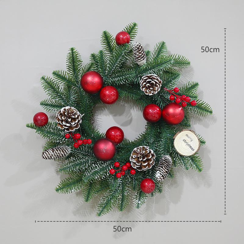 Creative Christmas Wreath - 40/60/80cm Festive Door Hanging Decoration & Gifts