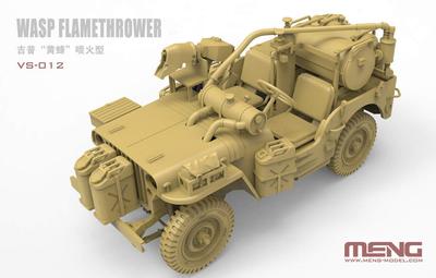 MENG Model British Army Wasp Small Military Vehicle with Flame Plastic MVS012 1/35 Thrower, Model,