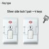 Suitcase Accessory Set: Buckle, Combo Lock, Handle & Leather Case B35 – Ideal for Travel & Daily Use.