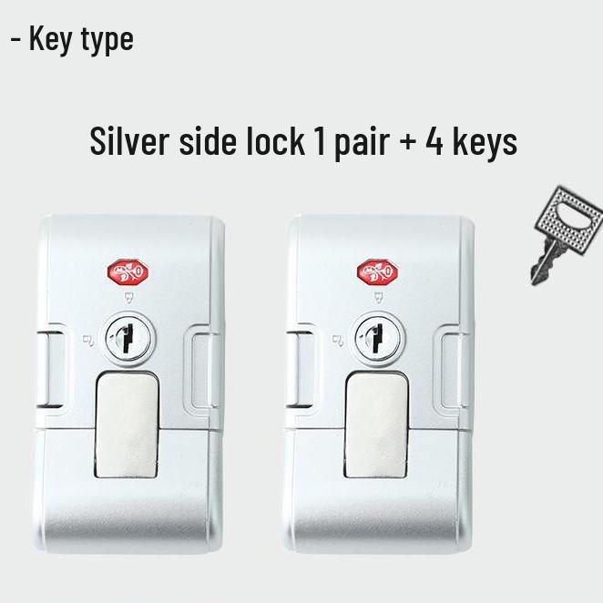 Suitcase Accessory Set: Buckle, Combo Lock, Handle & Leather Case B35 – Ideal for Travel & Daily Use.