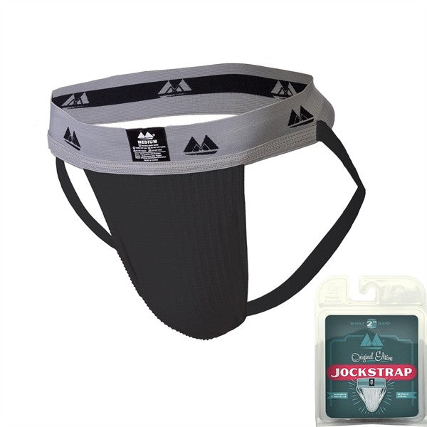 Jockstrap Original Waist 2 Band Black - MM Edition Jockstrap - JockStrap