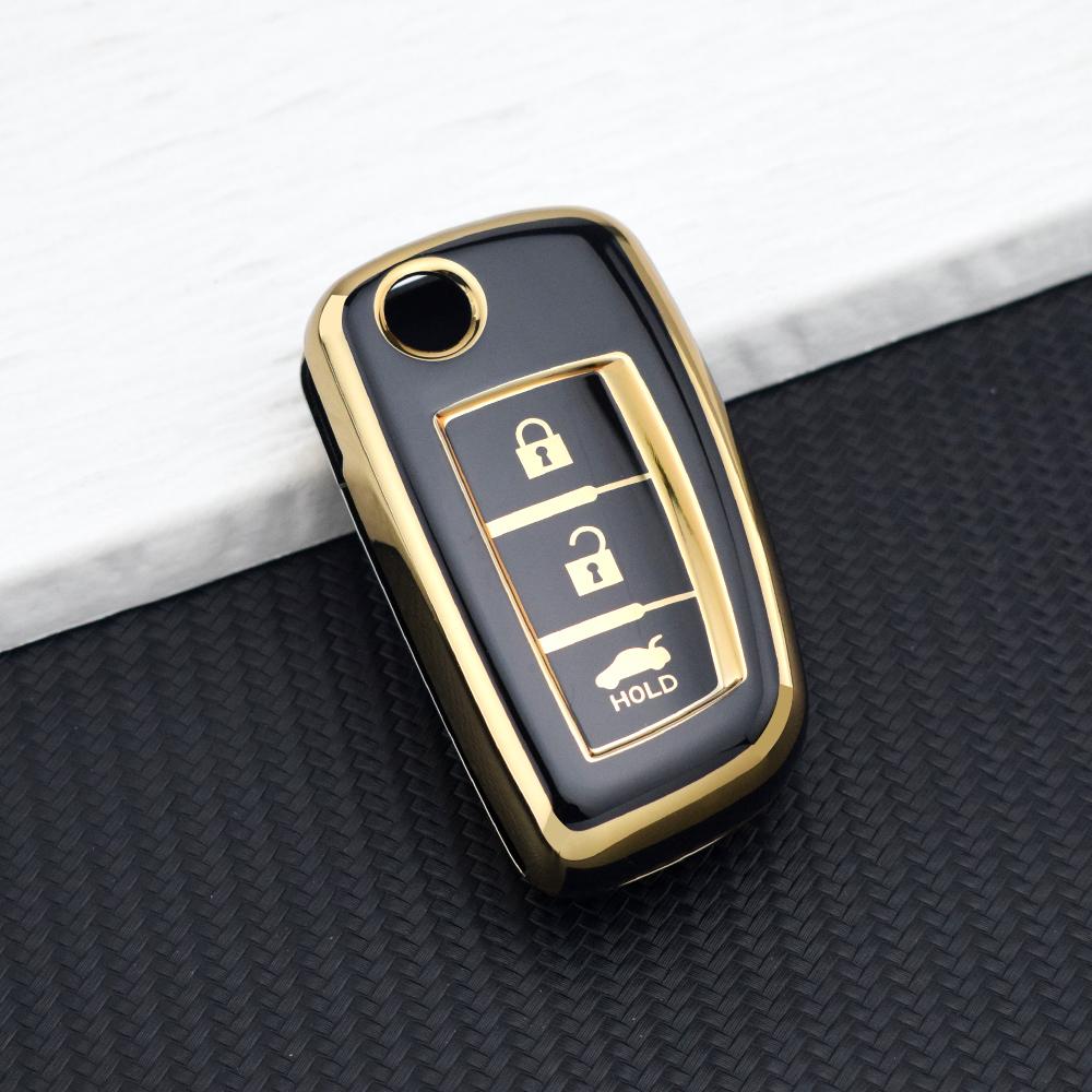 Tpu Car Key Case For Nissan Sylphy Rogue Altima - Folding Key Protector Cover Shell For Kicks Maxima Juke Murano Tiida Micra