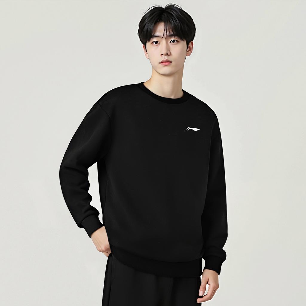 Li-Ning Hooded Pullover Versatile Fashion Sports Lifestyle Comfortable Trendy Vitality Simple Sweatshirt Unisex sweatshirt AWDVG77-1