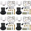 Compatible with SHU.M-T Kawasaki 1989-1995 KPS Zephyr 400 Keihin CVK Carburetor Repair Kit ZR400 C1-C7 (Set of 4)