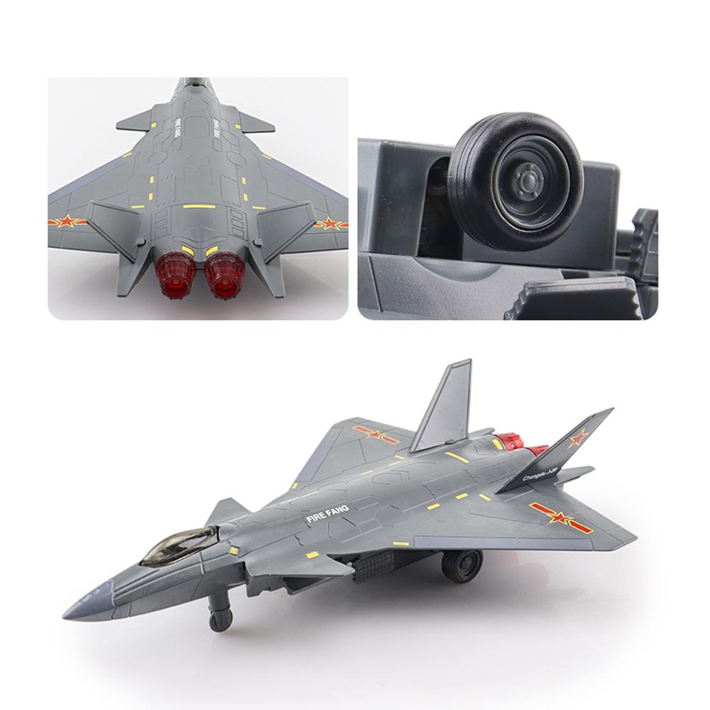 1/72 Scale Fifth Generation Fighter Plane J-20 Toy Type Aircraft for Military Children Excellent Simulation Diecasts Toy Vehicle