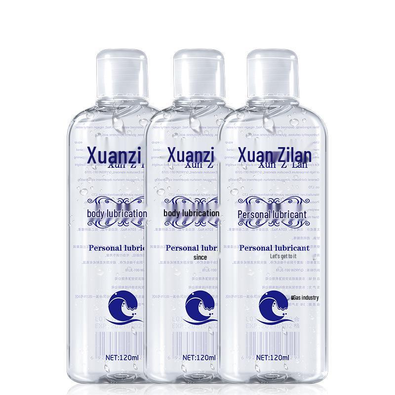 Xuan Zi Lan 120ml Water-Soluble Erotic Lubricant - Body Safe for Couples and Foreplay.