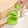 Storage Base Pot Dish Brush With Soap Dispenser Kitchen Cleaning Brush  Washing Utensils