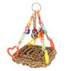 Bird Climbing Net Colourful Swing Hammock Chewing Hanging Mat for Decoration Playing