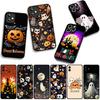 for Apple iPhone 16 15 14 Plus 13 12 Mini 17 Pro Max + ProMax 16E Air 15+ Cover Case Little Ghost With H-Halloweens Pumpkin