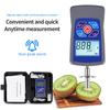 Digital Fruit Hardness Tester Meter Fruit Penetrometer Durometer Pears Grapes Oranges Fruit Sclerometer GY-M30/M15 0.2 to 30 Kgf