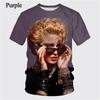 Women's Neutral Round Neck Sexy Girl Top T-shirt Streetwear Short Sleeve Tees