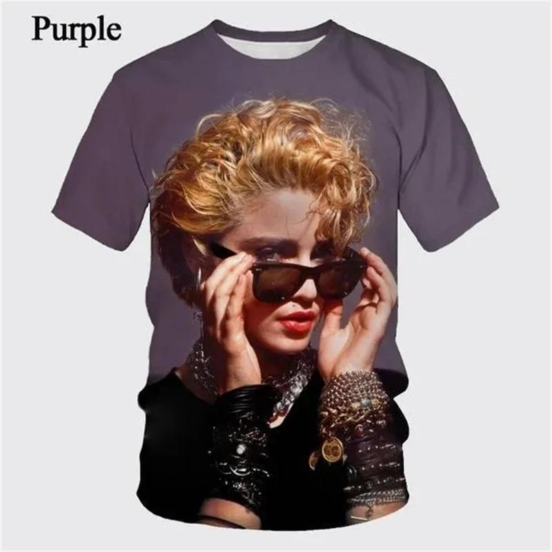 Women's Neutral Round Neck Sexy Girl Top T-shirt Streetwear Short Sleeve Tees