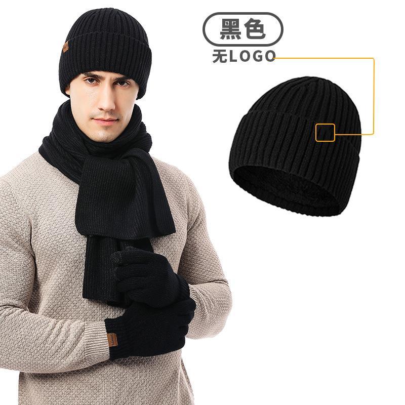 Winter Cross-border Wool Hat Middle-aged and Elderly European and American Knitted Amazon Warm Velvet Hat Spot