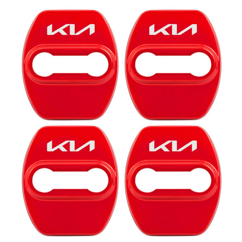 BBEF9 4pcs Car Styling Auto Protect Door Lock Cover Stickers Accessories Case For Kia Rio Sportage Cerato Soul Sorento Picanto