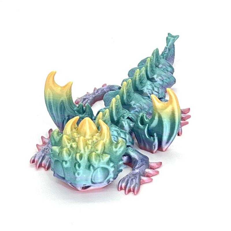 3D Printed Dragon Egg 3D Printed Dragon Figurine In Dragon Egg Creative Articulated Dragon Fidget Toys for Adults Kids Executive