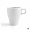 Tasse - Quid - Appila - Céramique - Blanc - 28 cl - Pack de 12 unidades