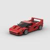 MOC F50 City Car Vehicle  Racer Sports Building Blocks Brick Racing Supercar Creative Garage Kids Toys Gift Boys
