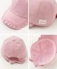 Frill Cap for Perfect for and with Ponytail and Back Ribbon [panpantutu] [Panpantutu] Dress-Up (52, Rose) Girls, Kindergarten, Daycare, School,