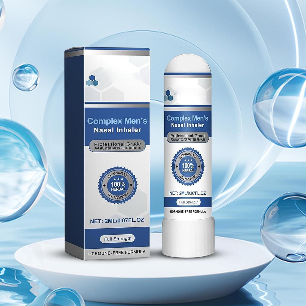 Portable Nasal Inhaler Men Energy Enhancer Nasal Inhaler Promote Energizing Level Boost Soothe Fatigue for Driving Business