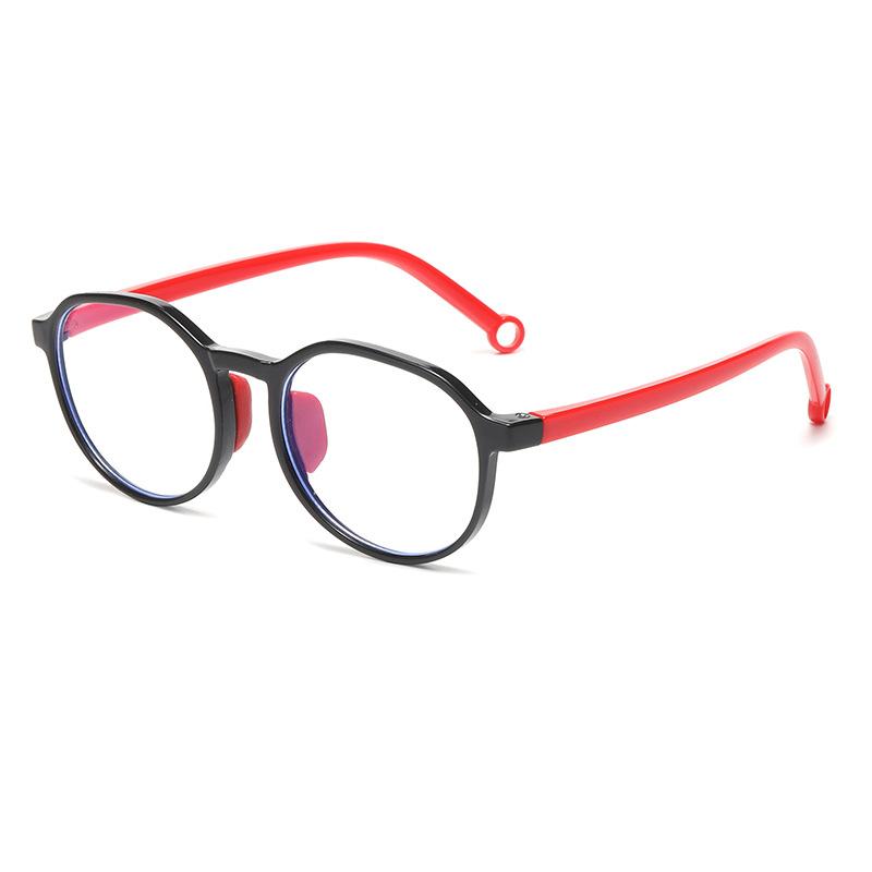 7340 Round Frame Children'S Literary Glasses Frame 2025 New Boys And Girls Pc Frame Anti-Blue Flat Glasses