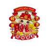 1/4pcs Resin Spring Festival Couplet Cute Fridge Magnets  Locker Cabinet