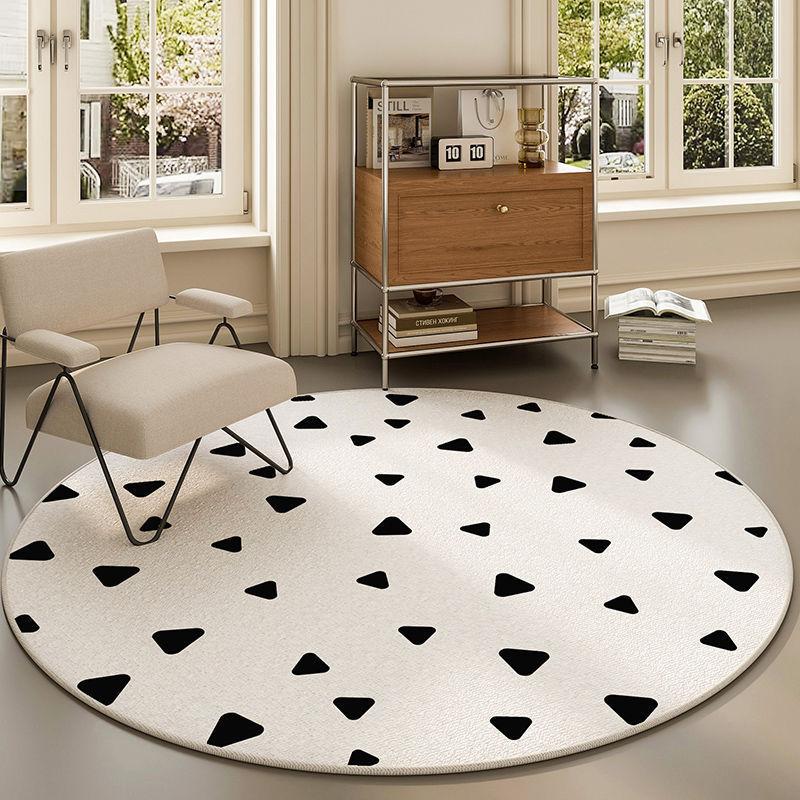 Carpet Living Room Round Dopamine Floor Mat Bedroom Bedside Dirt-Resistant And Easy To Take Care Of Waterproof And Non-Slip Sand Autumn Winter Carpet