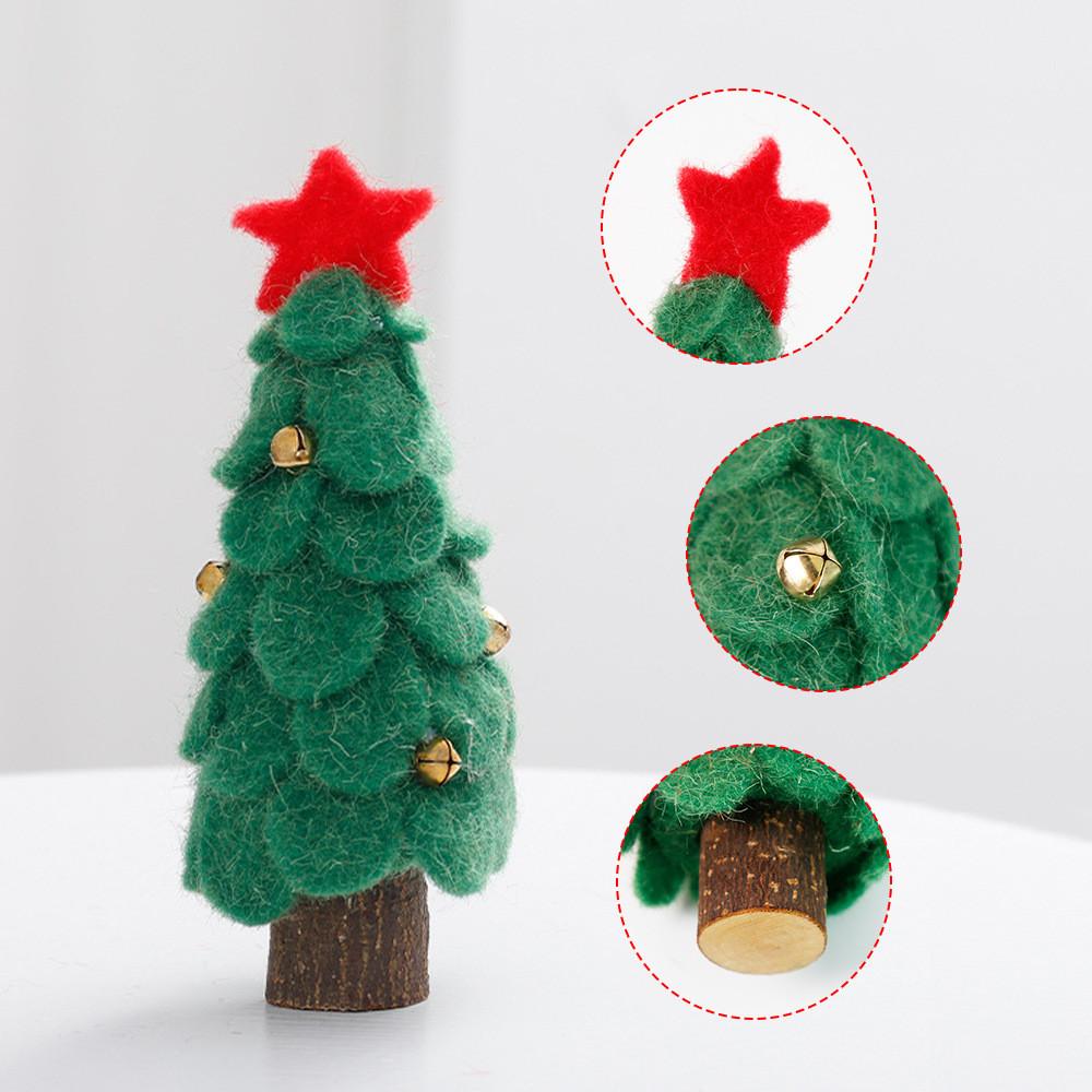 Charming Wool Felt Christmas Tree Decoration For Festive Holiday Home Dcor