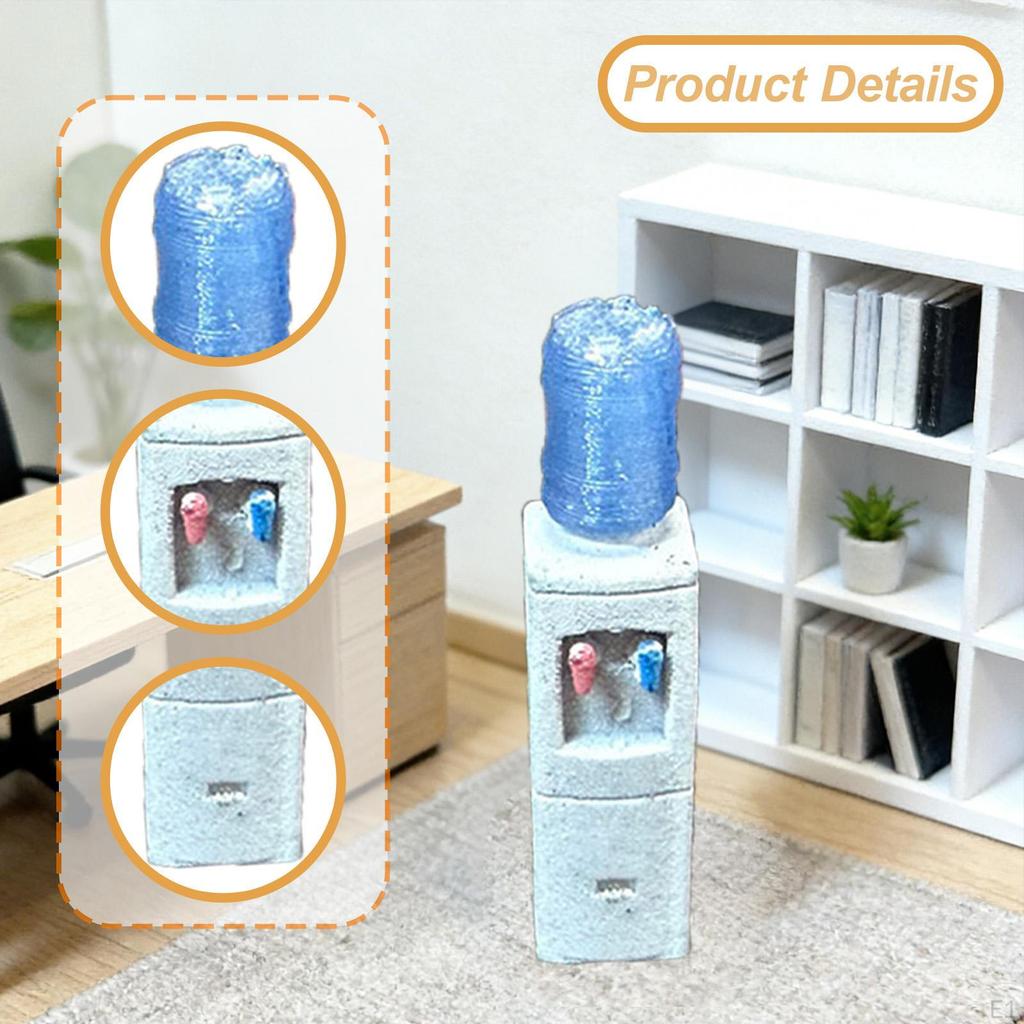1/64 Scale Miniature Appliance Water Dispenser Decorative Tiny Repair Shop Micro Landscape Craft