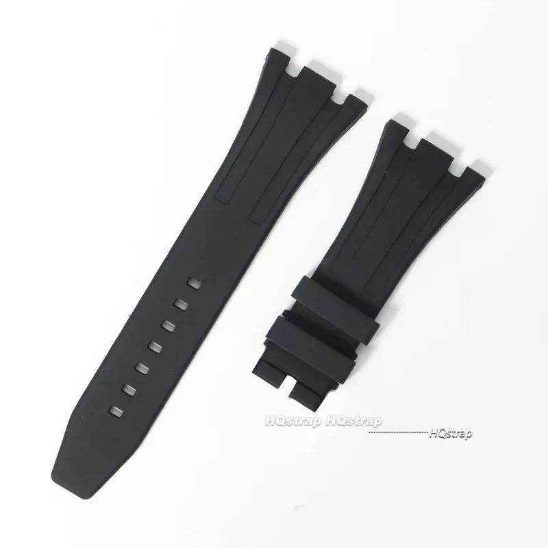 

27mm 28mm 30mm Rubber Strap for Royal Oak Offshore Soft Silicone Wristband Waterproof Men Women Sport Wrist Band for AP Watch 27mm&no logo