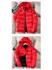 Unisex Shiny Hooded Down Jacket - Trendy Winter Warmth for Couples