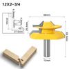 Woodworking 3-piece Engraving Machine Cutter Wood Milling Cutter 45 Degree Mortise Knife Puzzle Cutter Floor Cutter Woodworking Engraving