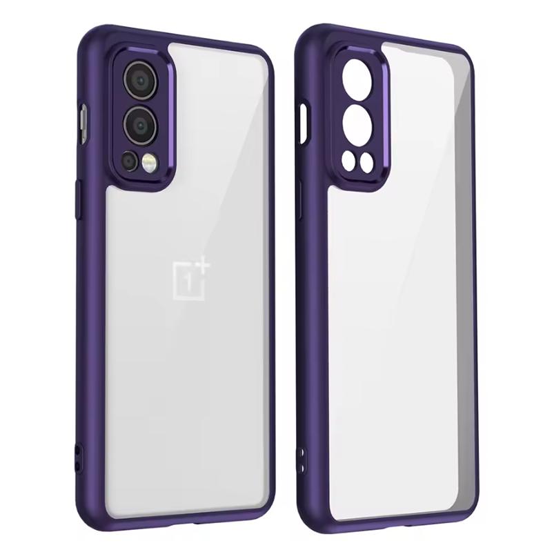 

For OnePlus Nord 2 Case OnePlus Nord2 5G Phone Case 1+ Nord2 Shockproof Silicone Bumper Air Cushion Clear Matte Back Cover Hard OnePlus Nord 2 5G