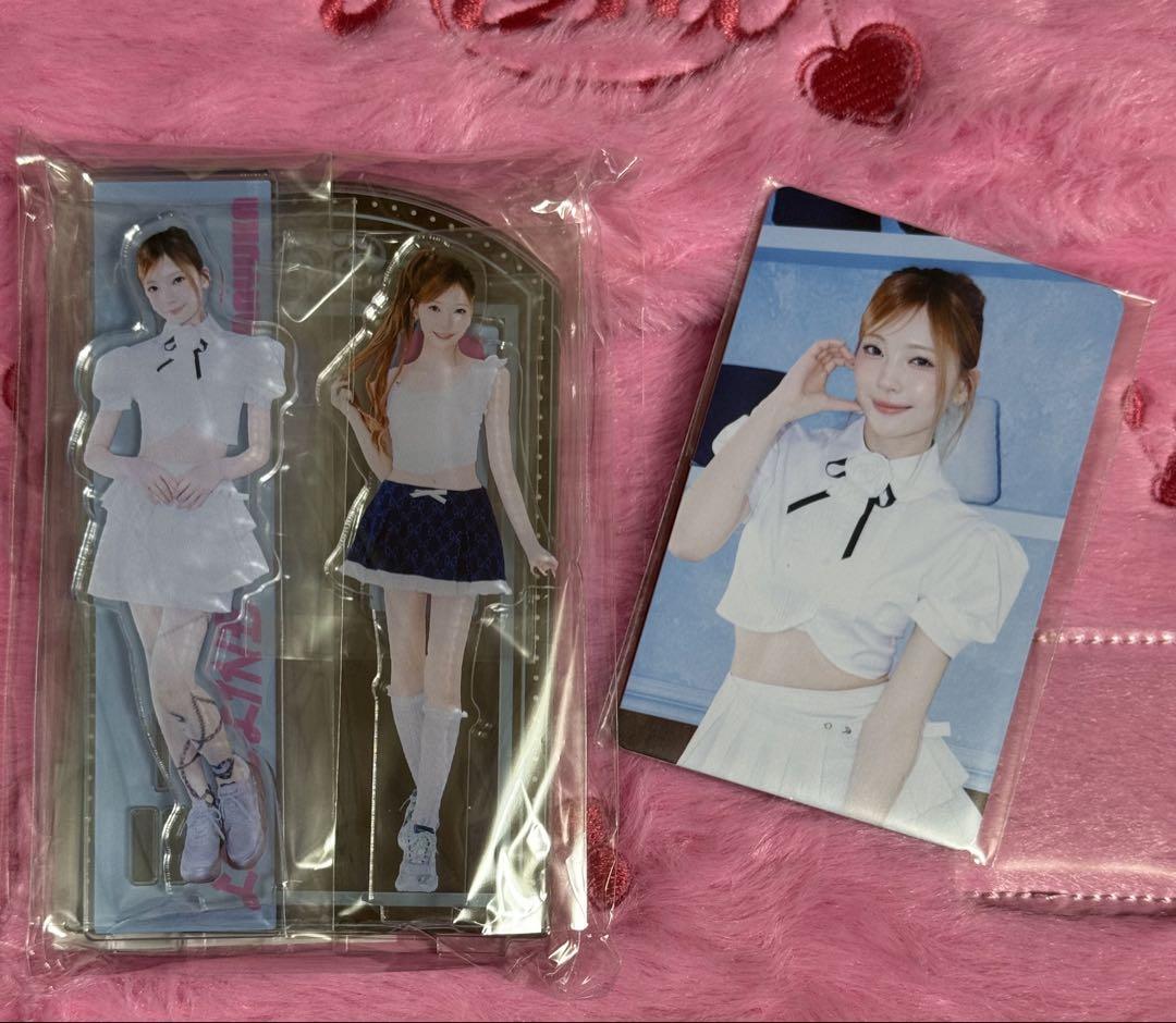 

[USED] NiziU LOVE LINE Acrylic Stand, Trading Card Mayuka Bonus Silver Tape (2 Types)