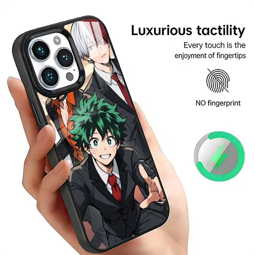 My Hero Academia Izuku Midoriya Phone Case For iPhone17,16,15,14,13,12,11 Plus,Pro Magnetic with Magsafe Wireless Charging
