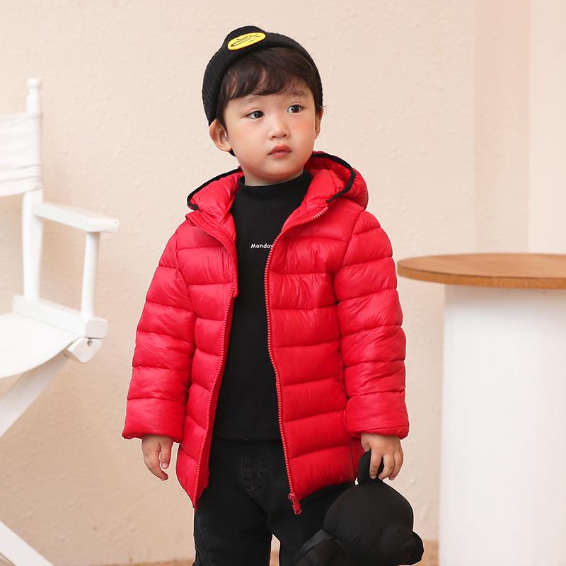 Children's Lightweight Down Cotton Jacket - Unisex Winter Coat for Kids and Babies