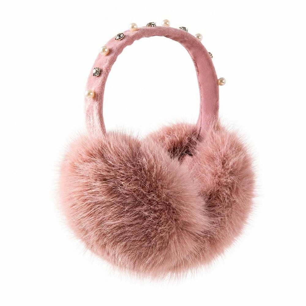 Faux Fur Plush Earmuffs Soft Plush Ear Warmers Gifts Headband Earmuffs Cold Weather Wear