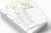 Inkdotpot 50A  Gold ConfettiA  BingoA  GameA  CardsA  For Bridal Wedding Shower Bachelorette Party Bulk Blank Square Fill In Gift