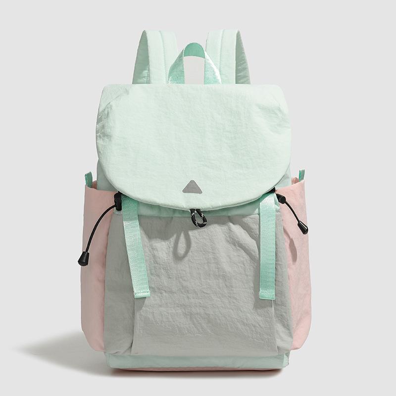 New travel and leisure simple backpack small backpack women's super light backpack women's light going out commuting bag