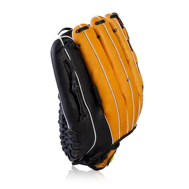 Baseball Gloves Kids Youth Adult - Thickened Synthetic Leather Infield Pitcher Catcher Non-Slip Split Fingers Use