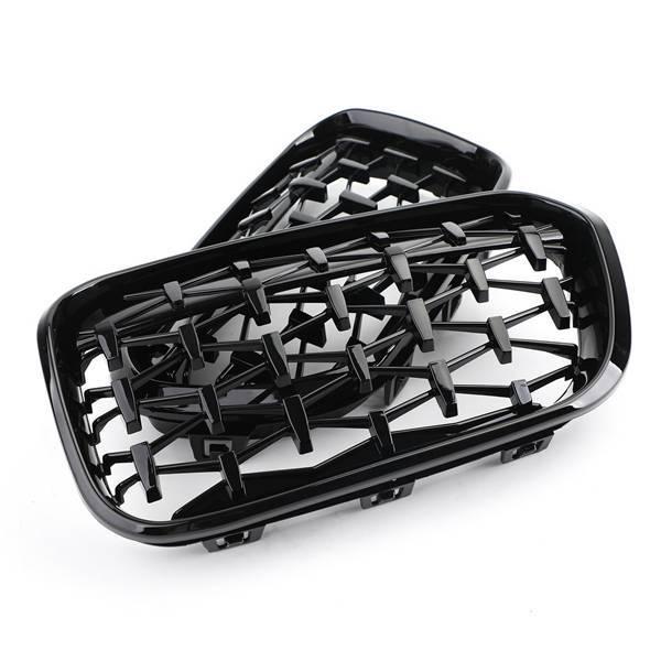 BMW 1 Series F20/F21 Grille (2015-2017), Pair 51137371685 & 51137371686.