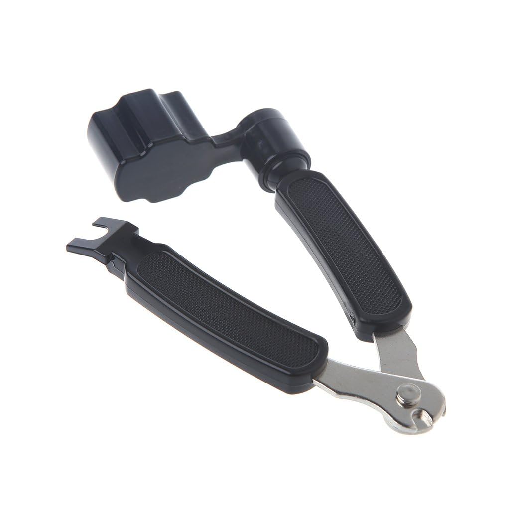 Latikaly String Winder Multifunctional Guitar String Maintenance and String Change Set Winder, Tuner, Nipper, 3-in-1 Tool,