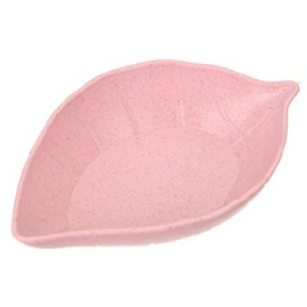 Small Dish Versatile Leaf Shaped Refreshing Color Safe Durable Seasoning Dish for Home Kitchen