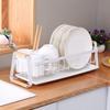 Detachable Kitchen Dish Rack Wooden Handle Kitchen Organizer Dish Drying Drain Rack  Household
